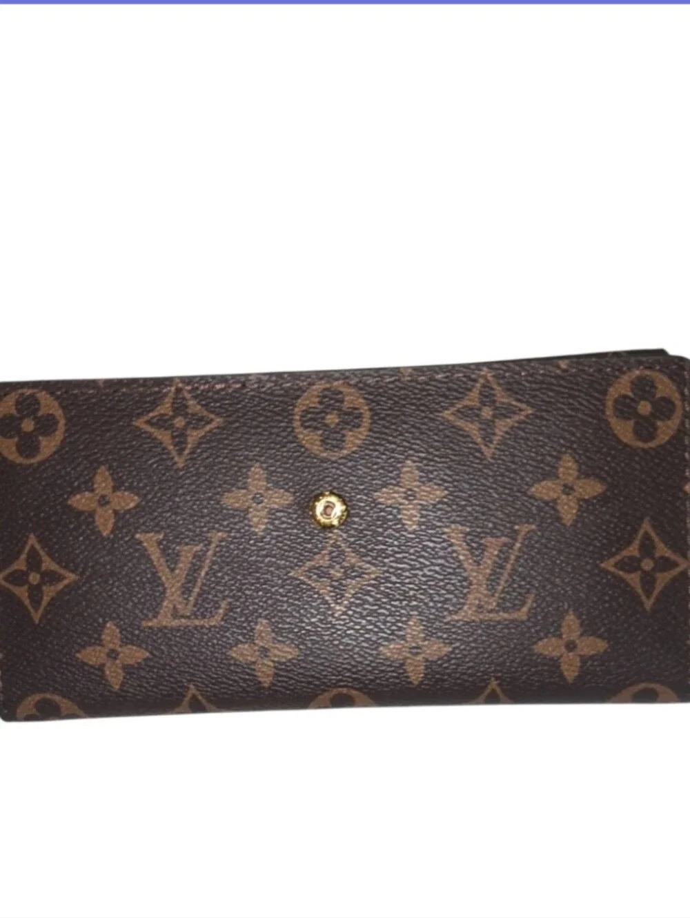 Louis Vuitton Brown Monogram Canvas Clutch Wallet